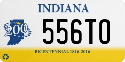 IN license plate 556TO