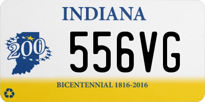 IN license plate 556VG