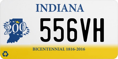 IN license plate 556VH