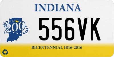 IN license plate 556VK