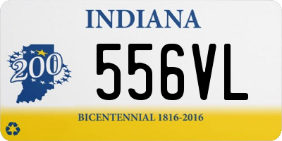 IN license plate 556VL