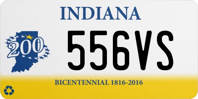 IN license plate 556VS