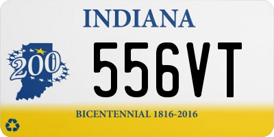 IN license plate 556VT