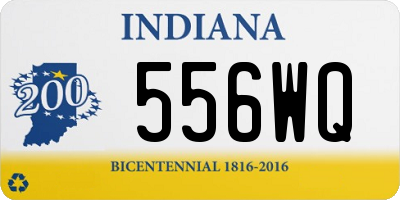 IN license plate 556WQ