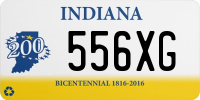 IN license plate 556XG