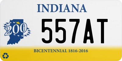 IN license plate 557AT