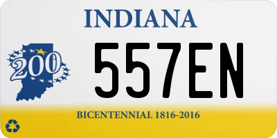 IN license plate 557EN