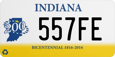 IN license plate 557FE