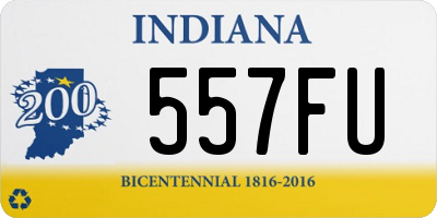 IN license plate 557FU