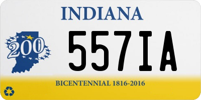 IN license plate 557IA