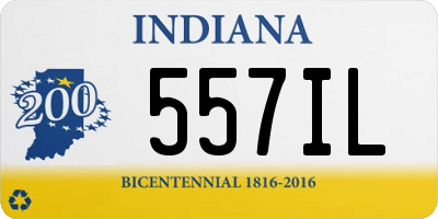 IN license plate 557IL