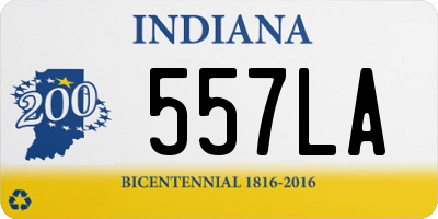 IN license plate 557LA