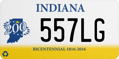 IN license plate 557LG