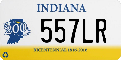 IN license plate 557LR