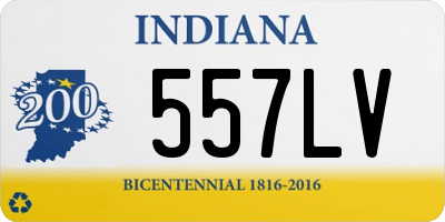 IN license plate 557LV