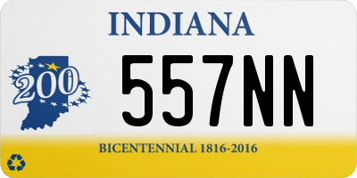 IN license plate 557NN