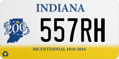 IN license plate 557RH