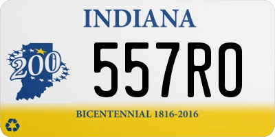 IN license plate 557RO