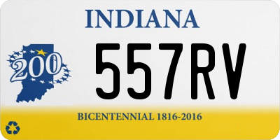 IN license plate 557RV