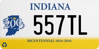 IN license plate 557TL