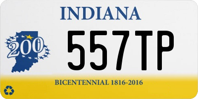 IN license plate 557TP