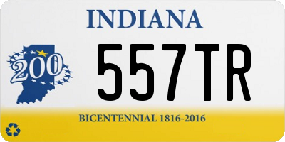 IN license plate 557TR