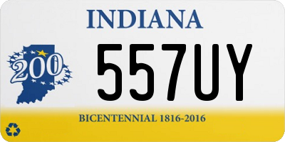 IN license plate 557UY