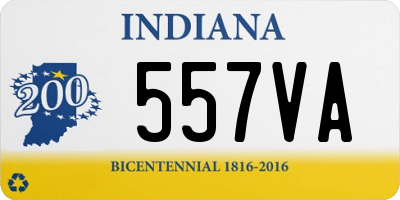 IN license plate 557VA