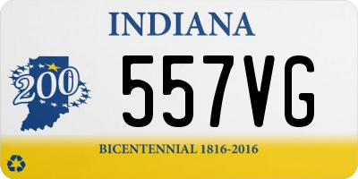 IN license plate 557VG