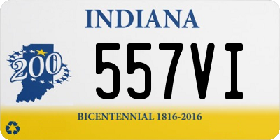 IN license plate 557VI