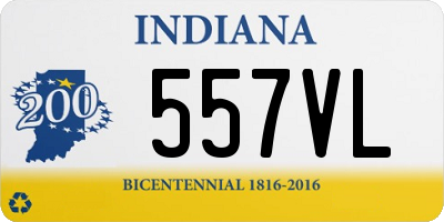 IN license plate 557VL