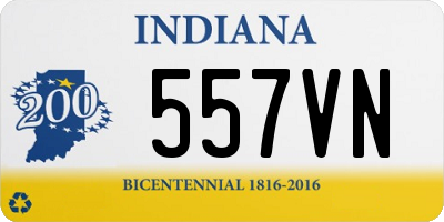 IN license plate 557VN