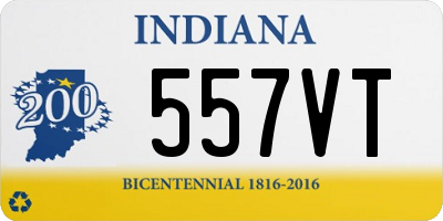 IN license plate 557VT