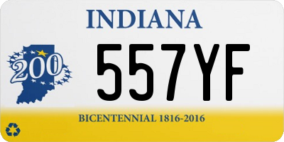 IN license plate 557YF