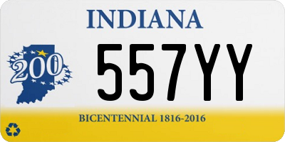 IN license plate 557YY