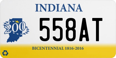 IN license plate 558AT