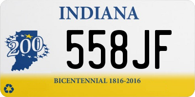 IN license plate 558JF
