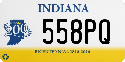 IN license plate 558PQ