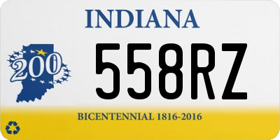 IN license plate 558RZ