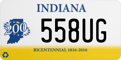 IN license plate 558UG