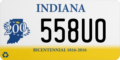 IN license plate 558UO