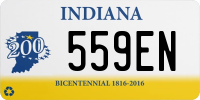 IN license plate 559EN