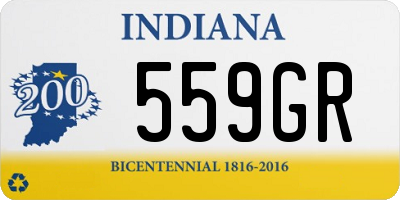 IN license plate 559GR