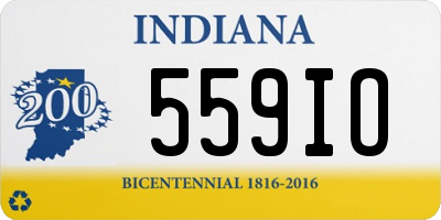 IN license plate 559IO