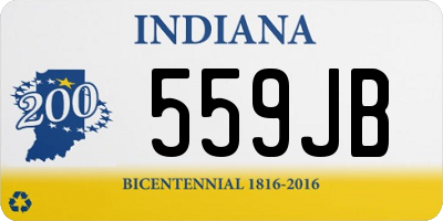 IN license plate 559JB