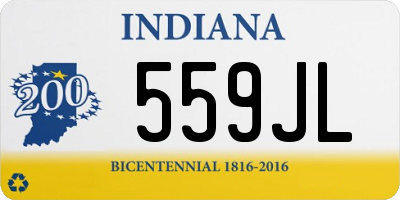 IN license plate 559JL