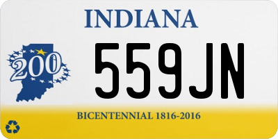 IN license plate 559JN