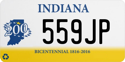 IN license plate 559JP