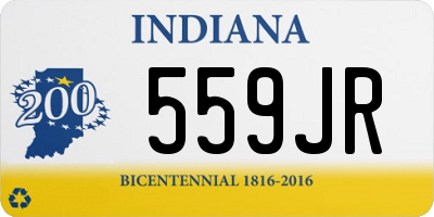 IN license plate 559JR