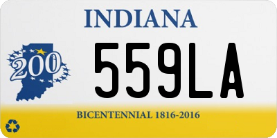 IN license plate 559LA